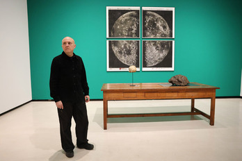 Txuspo Poyo, el cosmos y el sonido del universo en un meteorito.