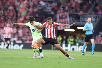 Maroan Sannadi, pasa den denboraldiko azken partidan, San Mamesen