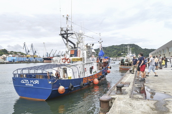 El buque Aita Mari, en una imagen de archivo.